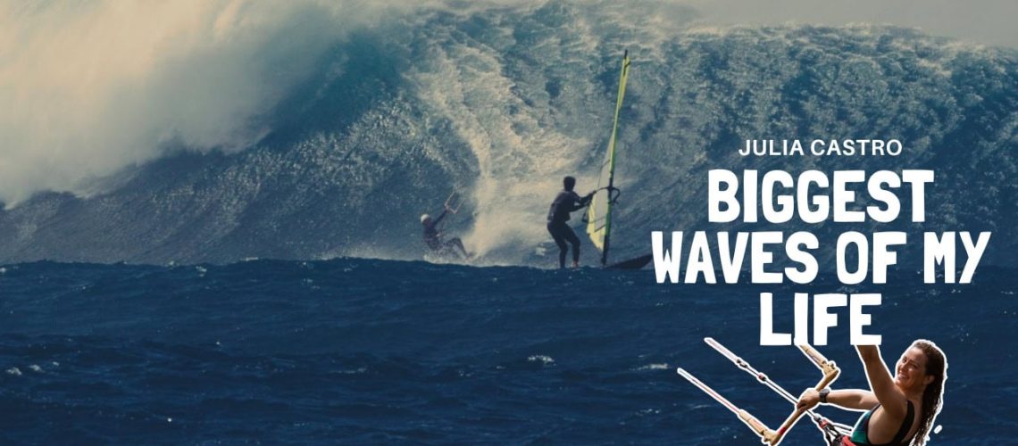 Julia Castro biggest waves of my life