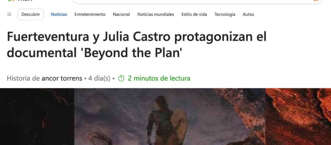 msn julia castro documental beyond the plan